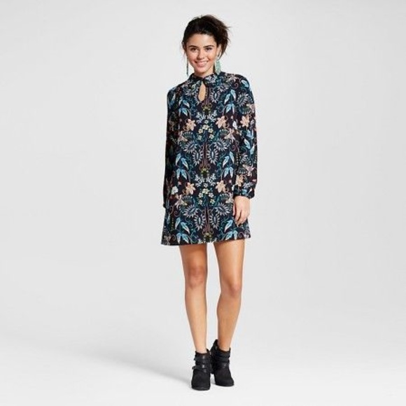 NEW Floral Print Peter-Pan Collar Shift Dress [A7] - Picture 6 of 6